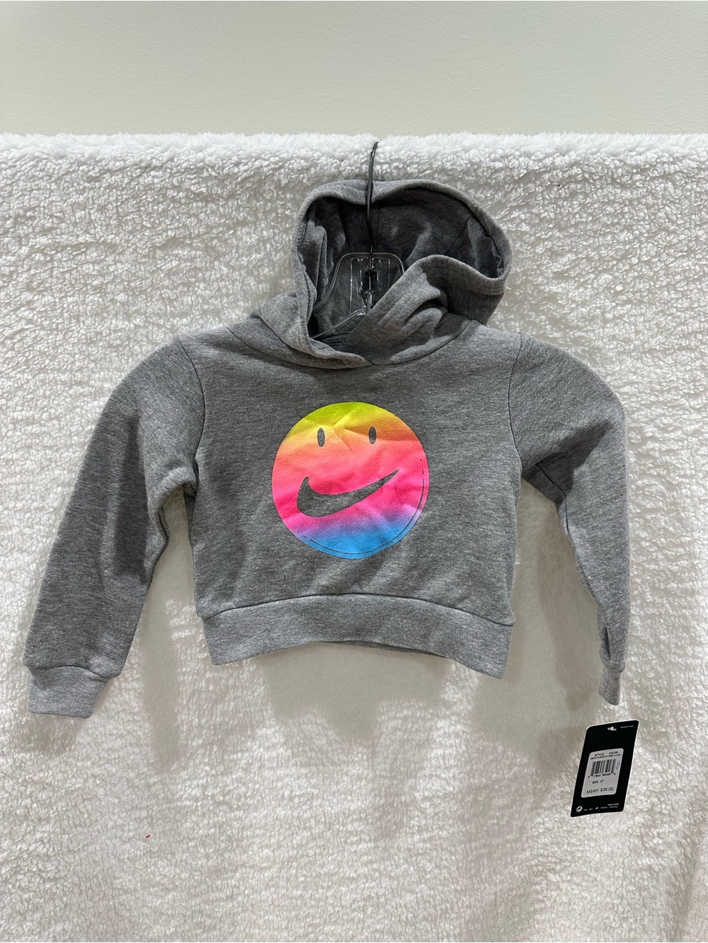 Nike Girls' Grey Hoodie